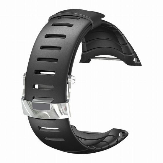 suunto core all black light elastomer strap