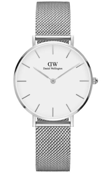 Klassisk dameur i sølvfarvet - Daniel Wellington Classic Petite Sterling DW00100164