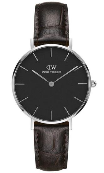 Udløbet skyde Sparsommelig Lille DW dameur med flot læderrem - Daniel Wellington Classic Petite York  DW00100182