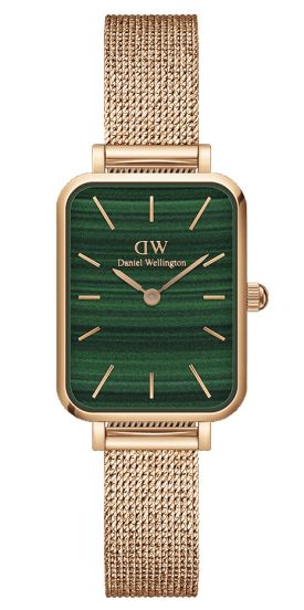 Encommium lungebetændelse fugtighed Daniel Wellington Quadro Melrose Green DW00100437