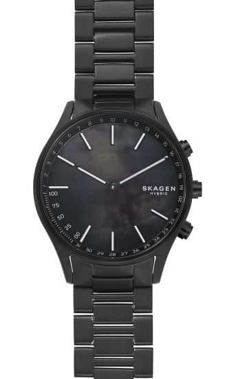 skagen connected men's holst titanium hybrid smartwatch