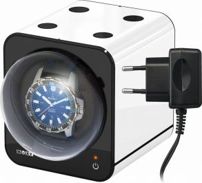Beco Boxy Fancy Brick Watch Winder White 309405