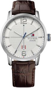 Hilfiger herreur med brun læderrem - Tommy Hilfiger George 1791217