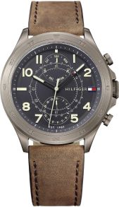 Hilfiger herreur med patineret look - Tommy Hilfiger Hudson 1791343