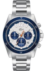 Lacoste kronograf ur til mænd i stål - Lacoste Seattle Steel Chrono 2010753