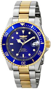 200M automatik herreur fra Invicta - Invicta Pro Diver Guldfarvet Plated Automatic 8928OB