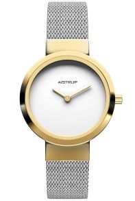 Bicolour dameur med stål meshlænke - Aistrup Infinity AIW007614