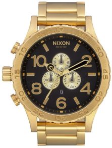 Nixon 51-30 Chrono All Guldfarvet / Black A083-510