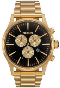 Nixon Sentry Chrono All Guldfarvet / Black A386-510