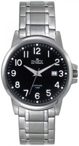 Armbåndsur med safirglas til mænd - Inex 100M Sapphire A69466S5A