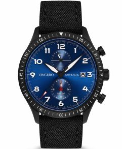 Vincero The Altitude - Matte Black/Cobalt Bla-Cob-A09
