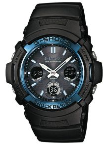 Avanceret sportsur med solcelle og radiomodtager - Casio G-Shock AWG-M100A-1AER