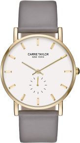 Carrie Taylor Lincoln Guldfarvet/White Grey Leather