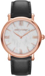 Dameur med marmorurskive - Abbott & Mosley Rose Carrara Black AM136