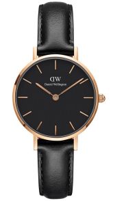 Daniel Wellington Classic Petite 28mm Sheffield Black Rosegoldfarvet DW00100224