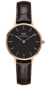 Daniel Wellington Classic Petite 28mm York Black Rosegoldfarvet DW00100226