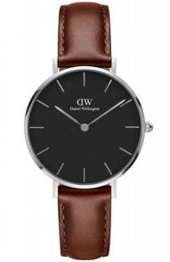 32mm smalt dameur med læderrem - Daniel Wellington Classic Petite St Maves DW00100181