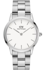 Daniel Wellington Iconic Link 36mm Sølvfarvet White DW00100203