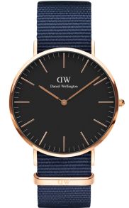 Daniel Wellington Classic Black Bayswater Rosegoldfarvet 40 MM DW00100277