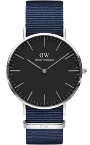 Daniel Wellington Classic Black Bayswater Sølvfarvet 40 MM DW00100278