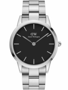 Daniel Wellington Iconic Link 40mm Sølvfarvet Black DW00100342