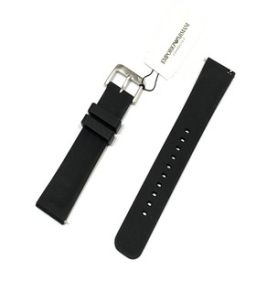 Sort Armani Silikonerem Til Armani Connected Smartwatch 20mm GWPARC0003
