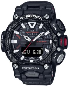Robust og maskulint sportsur fra Casio med carbonkrans - Casio G-Shock GravityMaster GR-B200-1AER