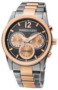 Dameur i rosegold og gunmetal stål - Dyrberg/Kern Exelencia SM 4R4 336022
