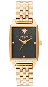 Olivia Burton Celestial Black Mother of Pearl & Guldfarvet OB16GD60