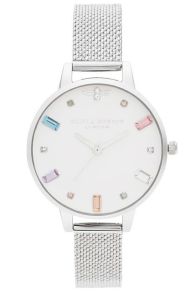 Olivia Burton Rainbow Bee Demi Silver Bouchle OB16RB10