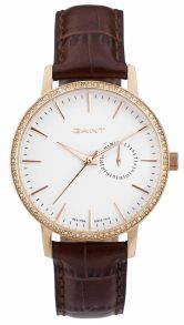 Elegant dameur fra Gant med læderrem - Gant Park Hill II W109217