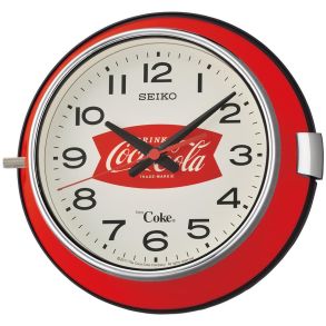 Seiko Coca-Cola Quiet Sweep Wall Clock QXA923R