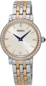 Elegant dameur med Swarovski krystaller - Seiko Classic Swarovski Lady SFQ810P1