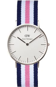 Klassisk armbåndsur med smart nato-rem - Daniel Wellington Southampton Sølvfarvet 0605DW