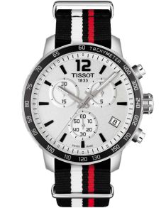 Smart herreur fra Tissot - Tissot Quickster Chronograph + Black Strap T095.417.17.037.01