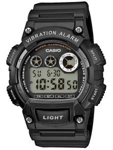 Større digitalur med vibrations alarm - Casio Classic Collection W-735H-1AVEF